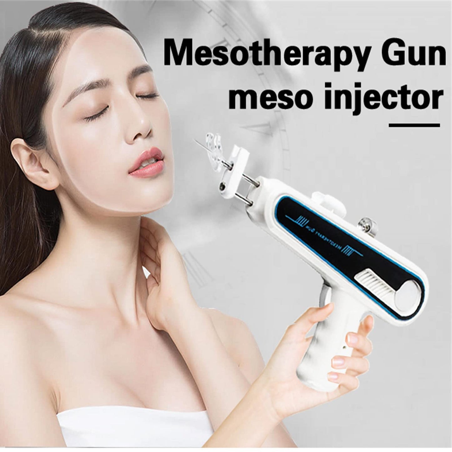 Mesogun Injektor-Hautbehandlungsgerät – Faltenentfernung, Wasserinjektion, Mesotherapie, Vakuumdruck, Schönheitsinstrument, 46x43x19 cm