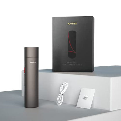AMIRO R1 Pro RF Radiofrequenz Gesichtsgerät – Hautstraffung, Verjüngung, Mikrostrom Anti-Aging, Faltenentfernung, Professionell, Schwarz