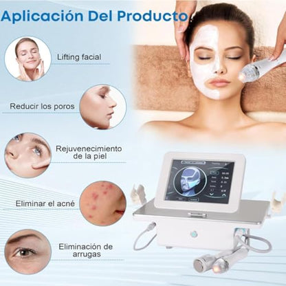 Fraktionierte Mikronadelmaschine – Facelifting, Hautstraffung, RF-Dehnungsstreifenentfernung, Verjüngung mit 2 Griffen für Faltenentfernungstherapie