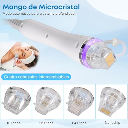 Fraktionierte Mikronadelmaschine – Facelifting, Hautstraffung, RF-Dehnungsstreifenentfernung, Verjüngung mit 2 Griffen für Faltenentfernungstherapie