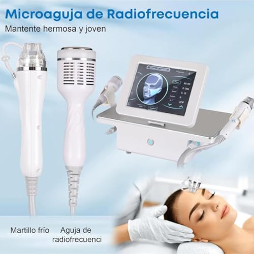 Fraktionierte Mikronadelmaschine – Facelifting, Hautstraffung, RF-Dehnungsstreifenentfernung, Verjüngung mit 2 Griffen für Faltenentfernungstherapie