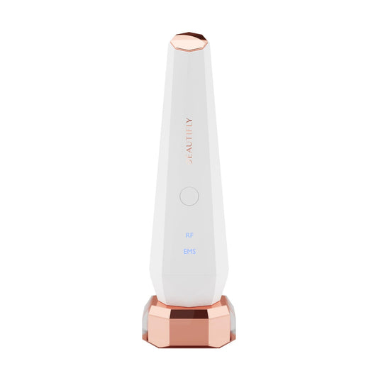 Beautifly B-Lumix PRO 1MHz Radiofrequenz Gesichtgerät – EMS, 3D Gesichtslifting Massager, Anti-Aging RF Lifting, Ultraschallreinigung & Face Roller