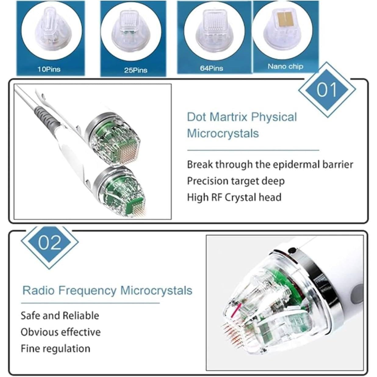 Professionelle fraktionierte Microneedling-Gesichtslifting-Maschine – RF-Hautstraffung, Akne-Reparatur & Hautpflege Beauty Machine