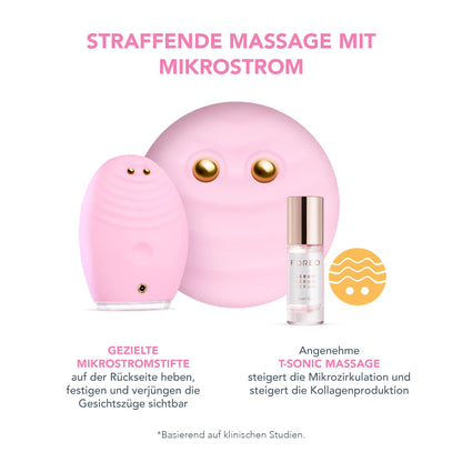 FOREO LUNA 3 Plus für normale Haut – Thermo-Gesichtsreinigungsbürste, Mikrostrom Facelifting, ultrahygienisch, T-Sonic Massage & App-verbunden