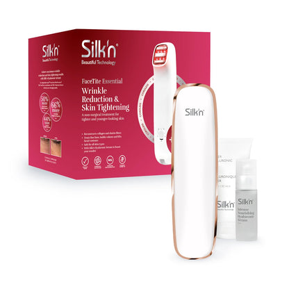 Silk'n FaceTite Essential Cordless – kabelloses Faltenreduzierungs- & Hautstraffungsgerät mit HT-Technologie, klinisch getestet