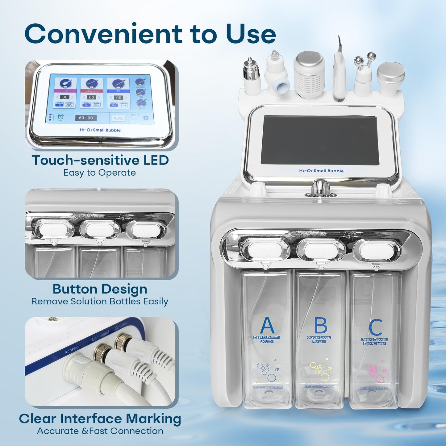 Hydrogen Oxygen Skin Care Machine Hydrofacial-gerät