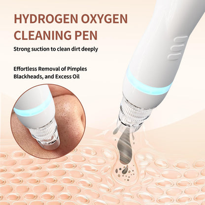 7-in-1 Wasserstoff-Sauerstoff Gesichtsreinigungs- & Pflegegerät – Hautstraffung, Tiefenreinigung, Hydra-LED, RF-Wassertherapie für Spa & Profi