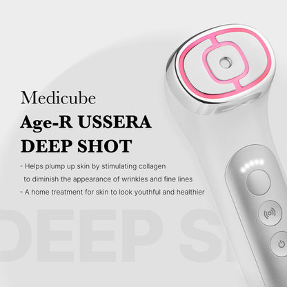 Medicube Age-R USSERA Facial Device – At-Home Skin Care for Collagen Stimulation, Wrinkle Reduction & Youthful Complexion – Korean Skincare