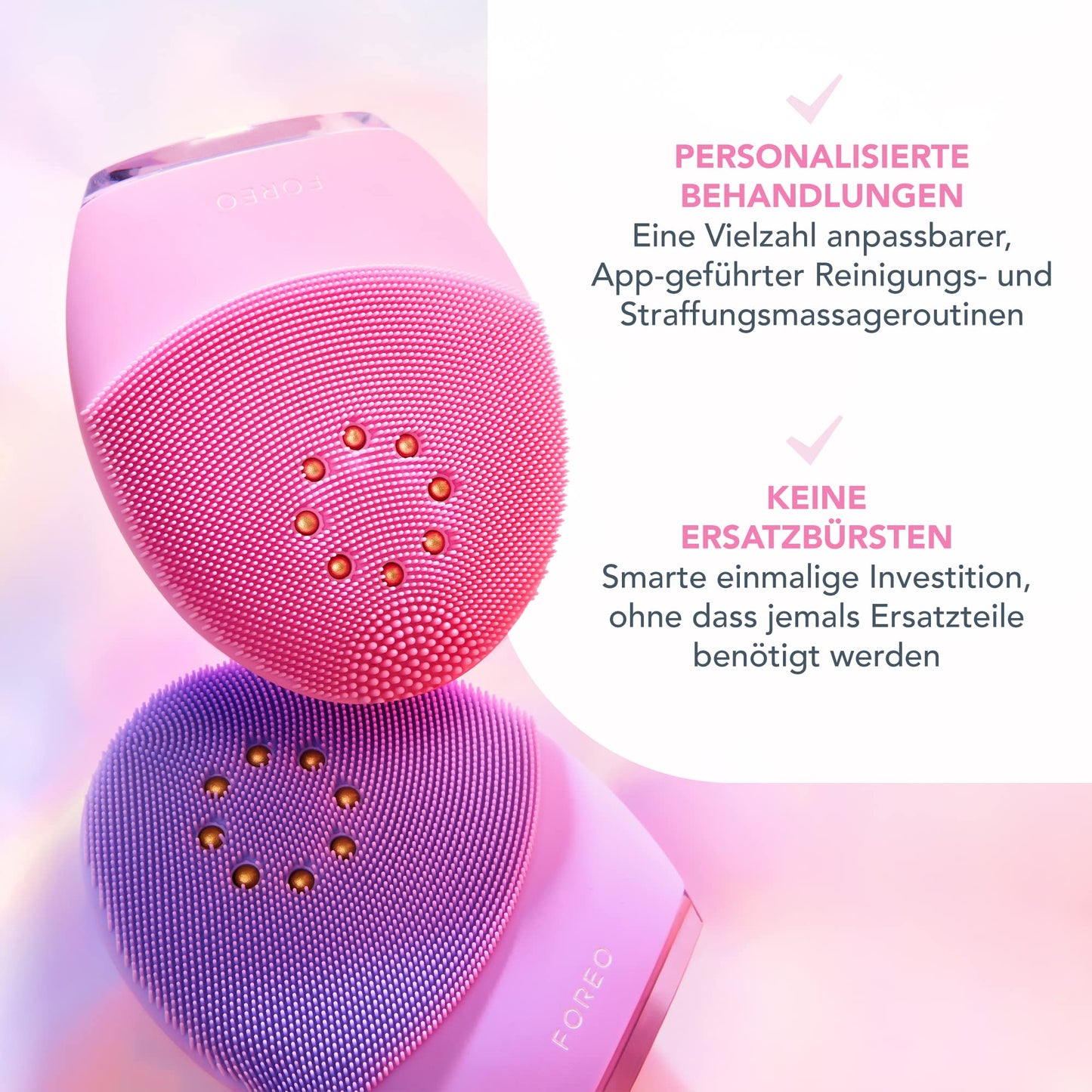 FOREO LUNA 3 Plus für normale Haut – Thermo-Gesichtsreinigungsbürste, Mikrostrom Facelifting, ultrahygienisch, T-Sonic Massage & App-verbunden
